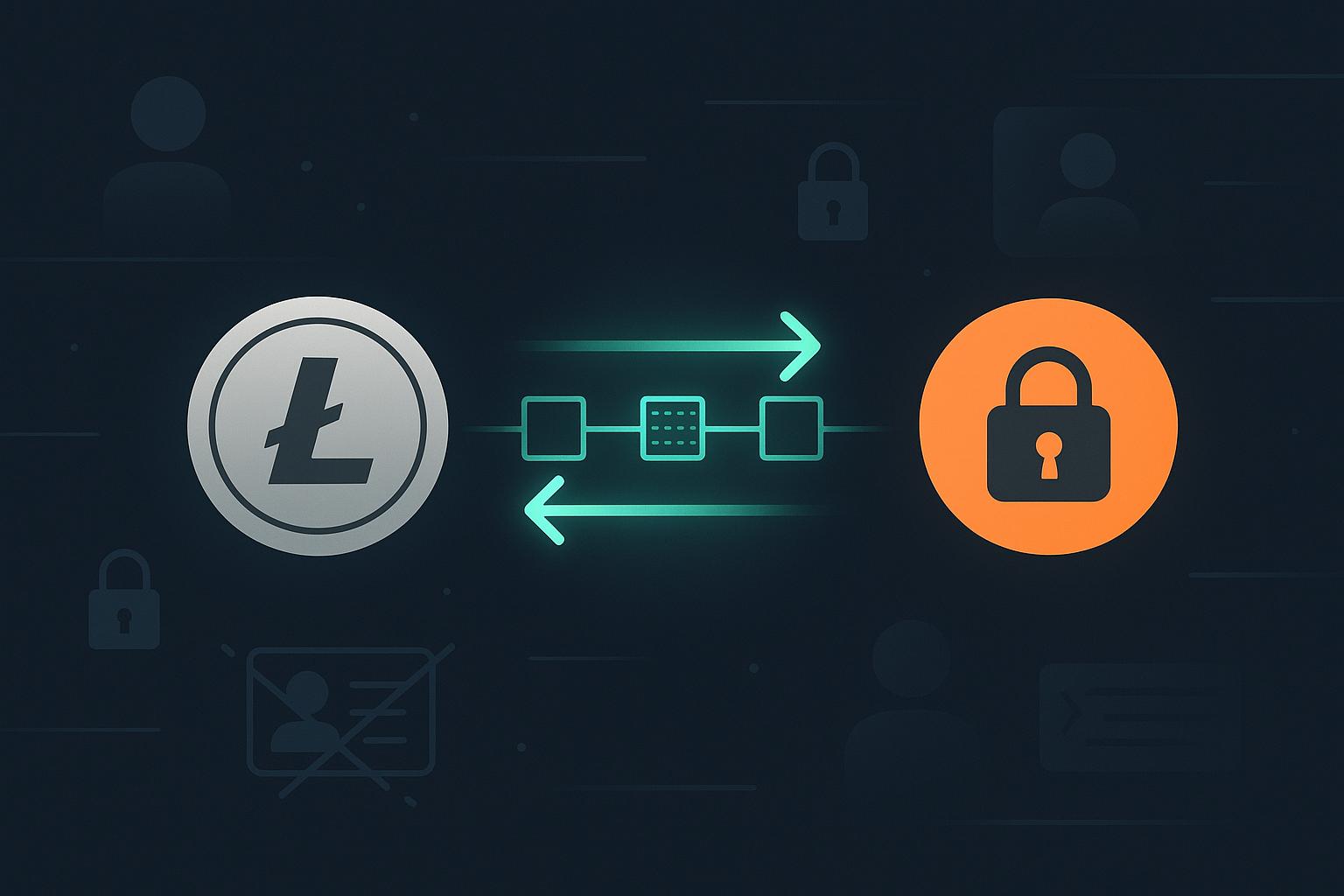 Bitcoin, Monero and Litecoin coins representing the three payment options at Nexus checkout